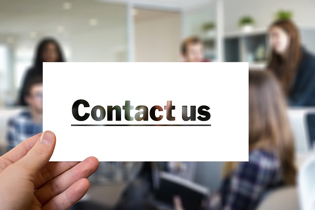 Contact us button
